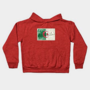 Algeria Vintage style retro souvenir Kids Hoodie